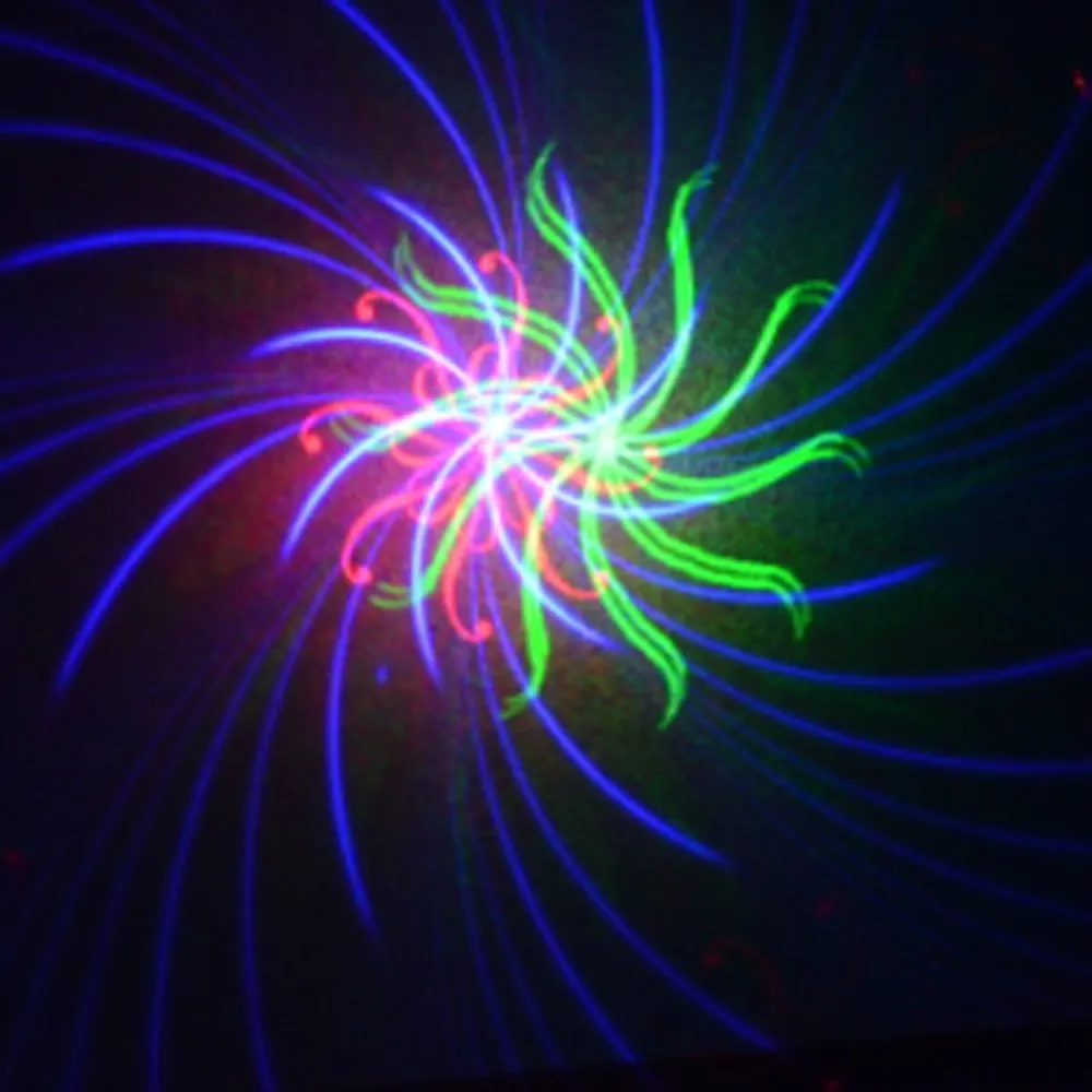 QS-1 10W Laser Light Projector Multicolour Lighting for Party Bars Stage Effect