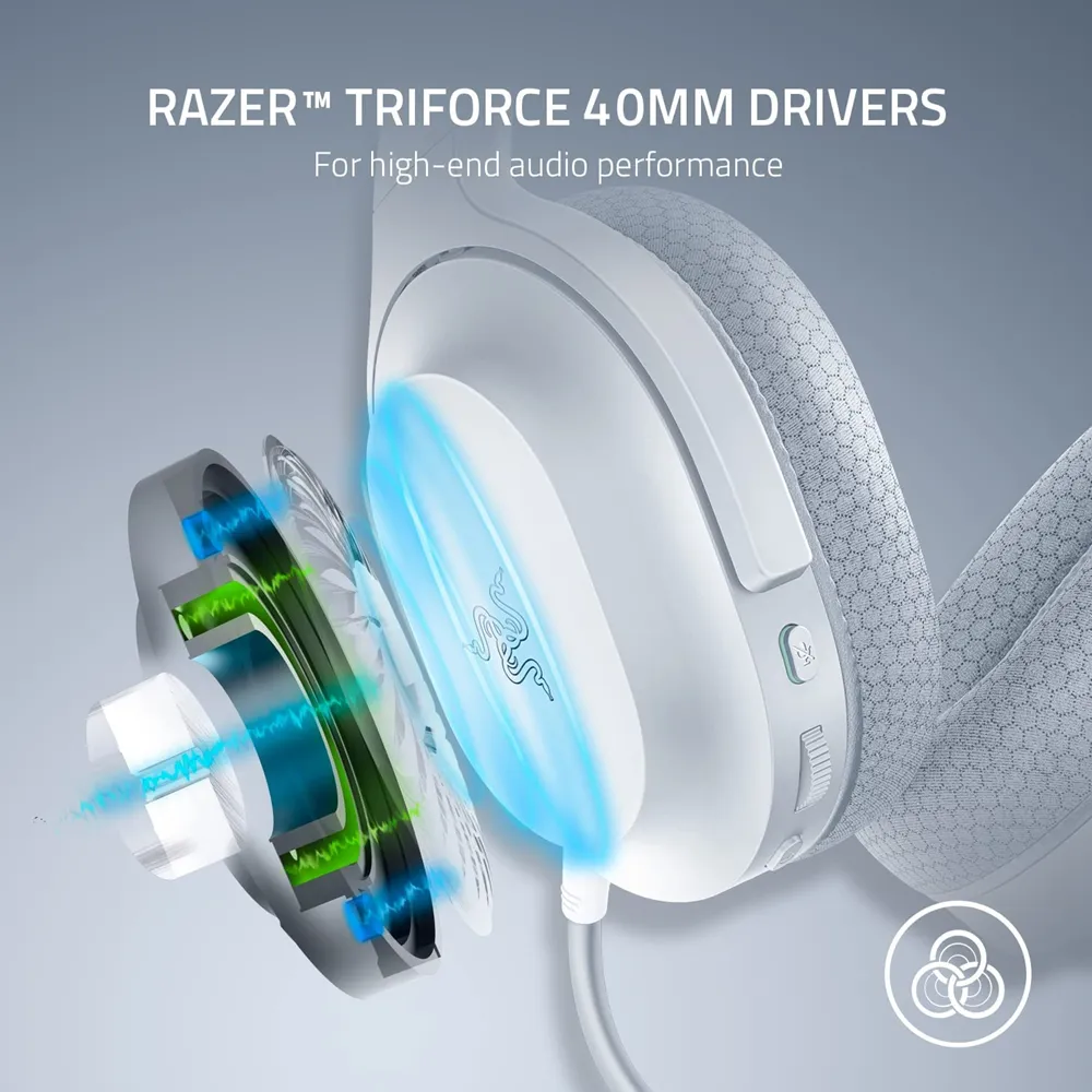 Razer Barracuda X (2022) - Wireless Multi-Platform Gaming And Mobile Headset - Mercury White