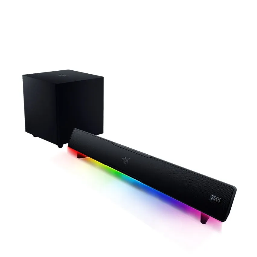 Razer Leviathan V2 Gaming soundbar and subwoofer THXⓇ Spatial Audio and Razer Chroma™(RZ05-03920100-R3G1)
