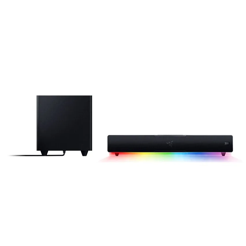 Razer Leviathan V2 Gaming soundbar and subwoofer THXⓇ Spatial Audio and Razer Chroma™(RZ05-03920100-R3G1)
