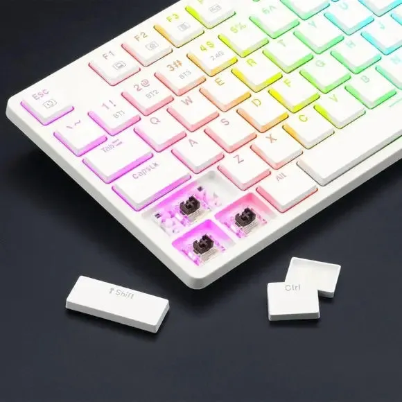 REDRAGON K539 Anubis Wireless RGB Mechanical Keyboard - White