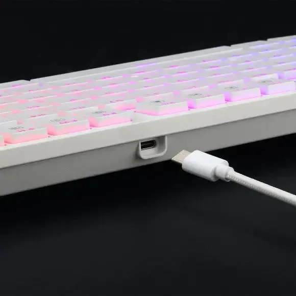 REDRAGON K539 Anubis Wireless RGB Mechanical Keyboard - White