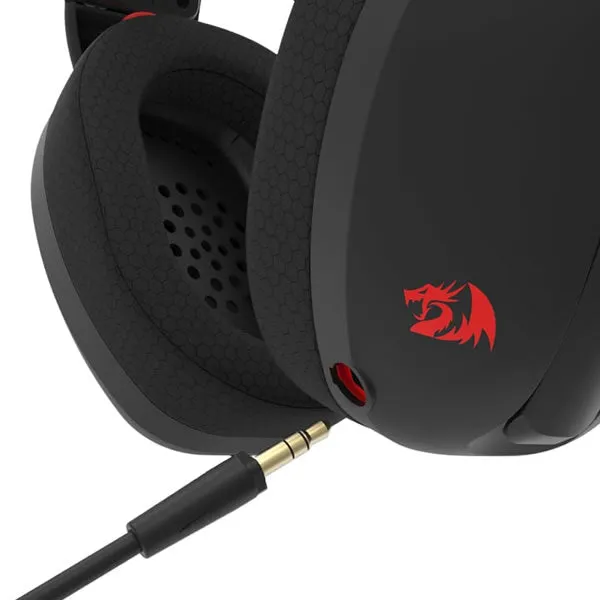 REDRAGON Over-Ear IRE BT5.2 Wireless Gaming Headset – Black