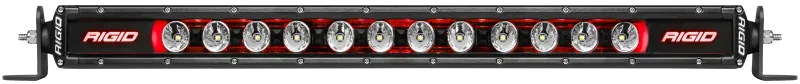 Rigid Industries 10in Radiance Plus SR-Series Single Row LED Light Bar with 8 Backlight Options