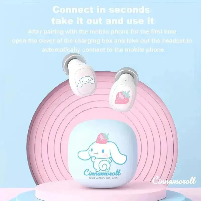 Sanrio Cute Fruit Series Noise Cancellation Earphones
