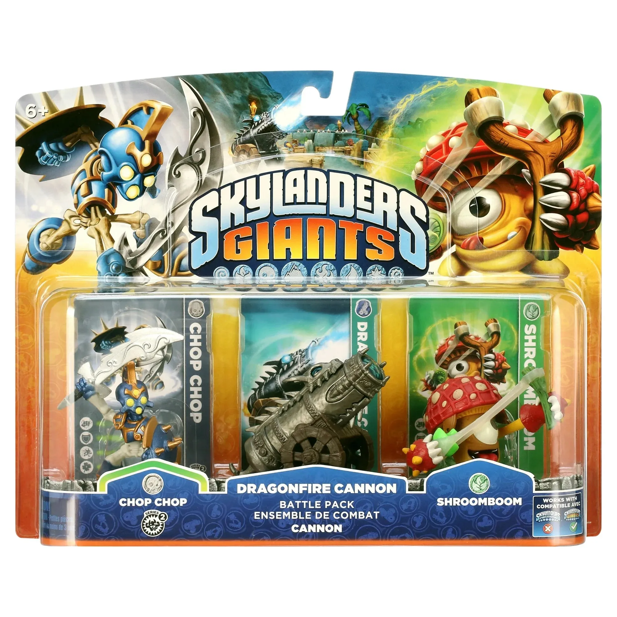 Skylanders Giants: Battle Pack #1 (Chop Chop, Dragonfire Cannon, Shroomboom - Universal)