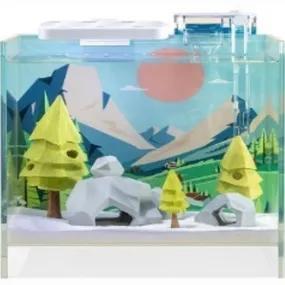 Small Tree And Stone Fish Tank Decoration Set 22×18×23cm
