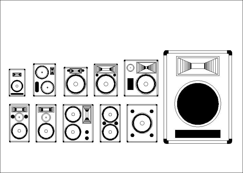 ★【State lighting sound system Autocad Blocks Collections】All kinds of State lighting CAD Drawings