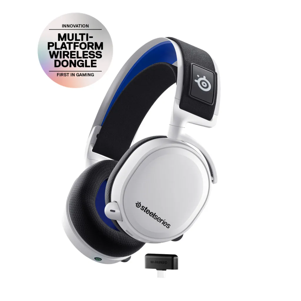 SteelSeries PS4/PS5 Arctis 7P  White Wireless Headset