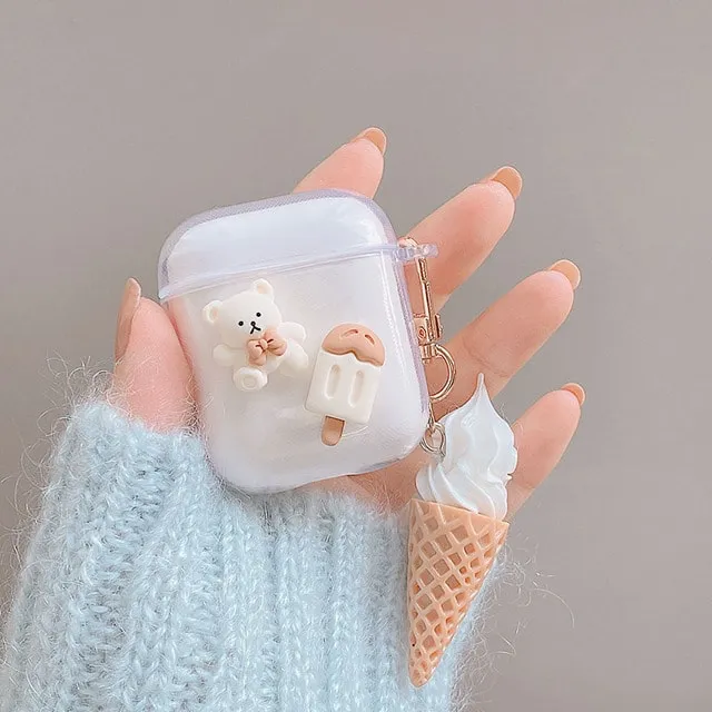 Super Cute Bear AirPods Case