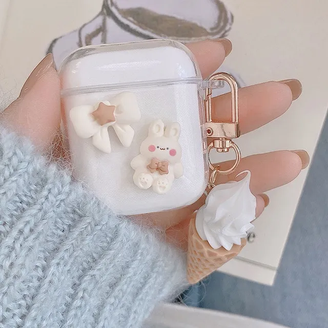 Super Cute Bear AirPods Case