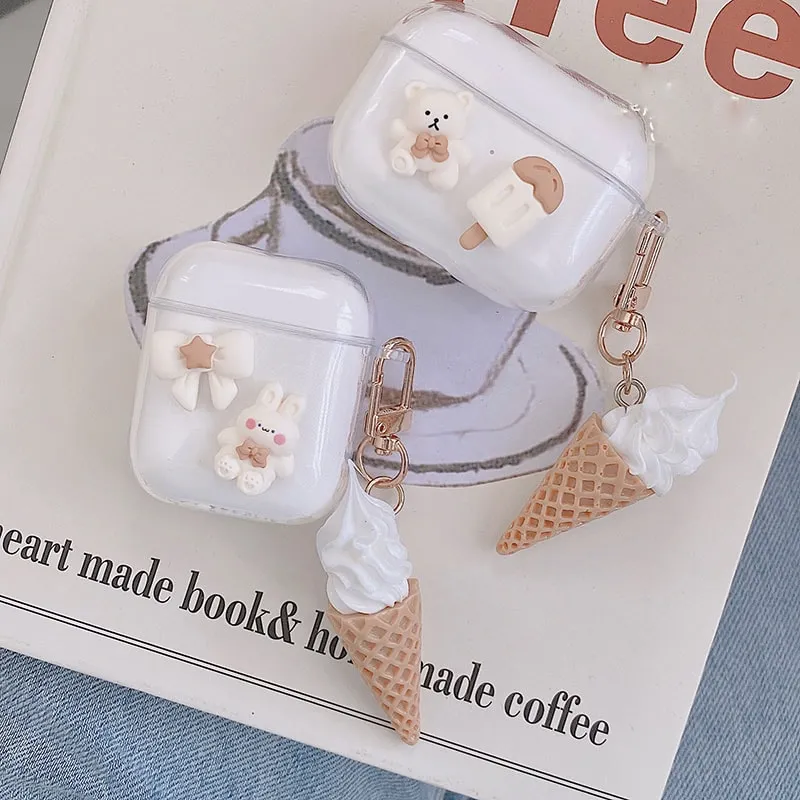 Super Cute Bear AirPods Case