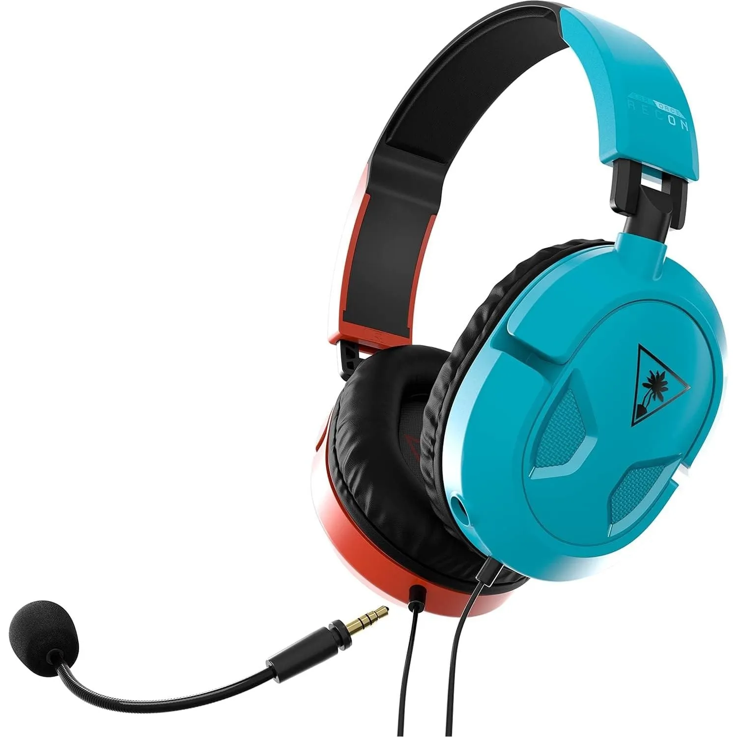 Turtle Beach Recon 50 Gaming Headset - Red/Blue, 3.5mm for Switch, Xbox, PS5, PC & Mobile