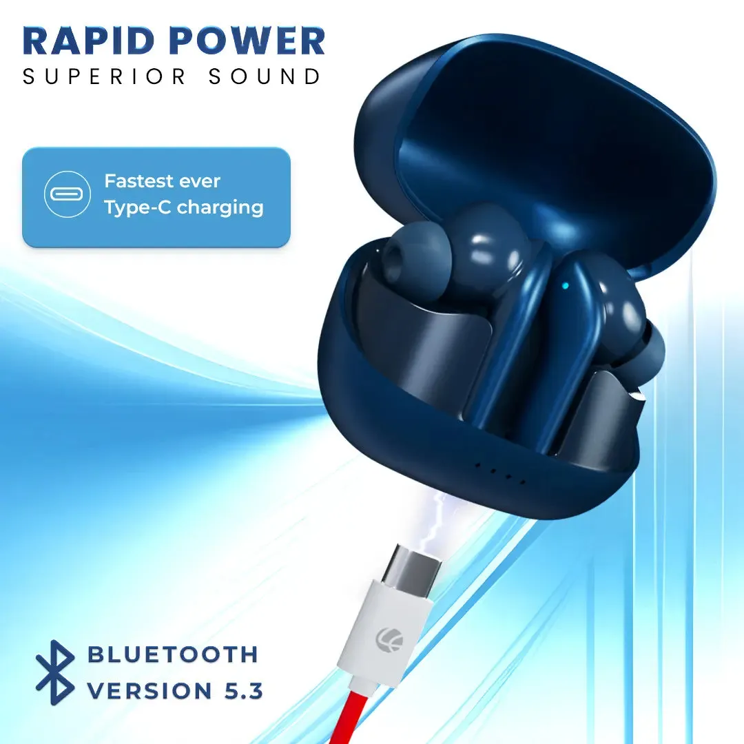 Twinpod 1 BT V5.3 Wireless Earbuds With USB Type-C (LBTB-210)