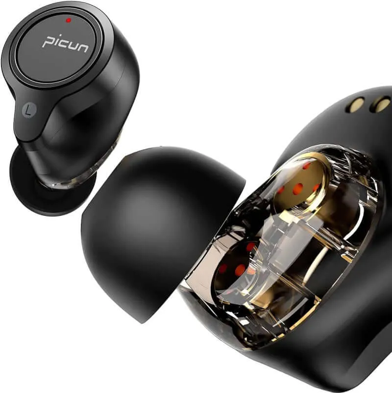 TWS Wireless Bluetooth 5.0 Earphone Earbuds Dual-Driver HIFI Stereo Sound Touch Control