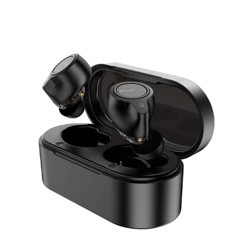 TWS Wireless Bluetooth 5.0 Earphone Earbuds Dual-Driver HIFI Stereo Sound Touch Control