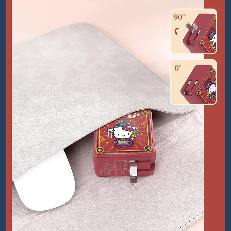 UKA Hello Kitty CNY Cube 30W PD Type-C   USB Dual Output Fast Charger