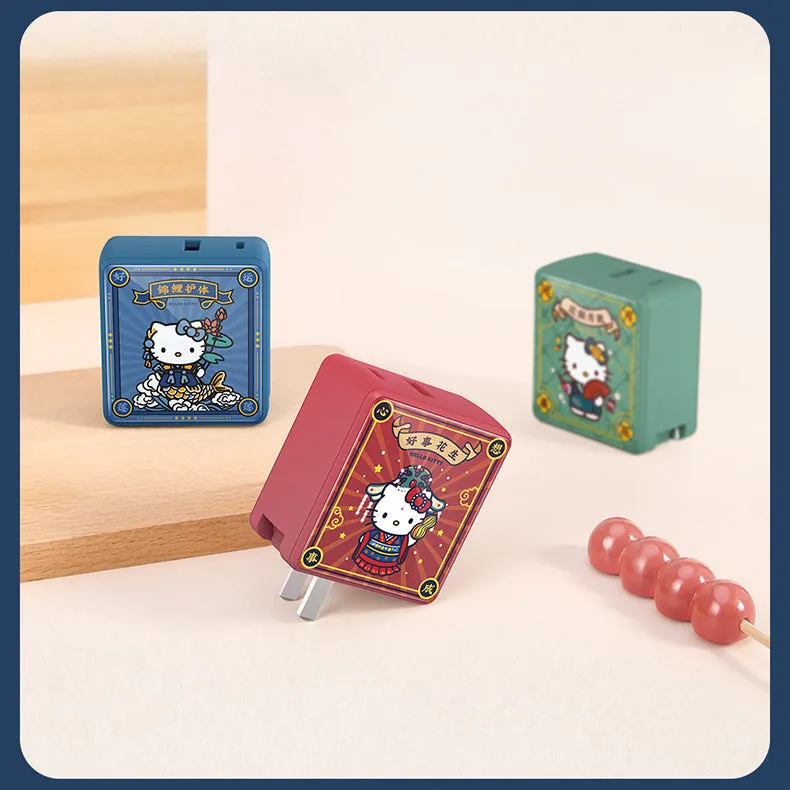 UKA Hello Kitty CNY Cube 30W PD Type-C   USB Dual Output Fast Charger