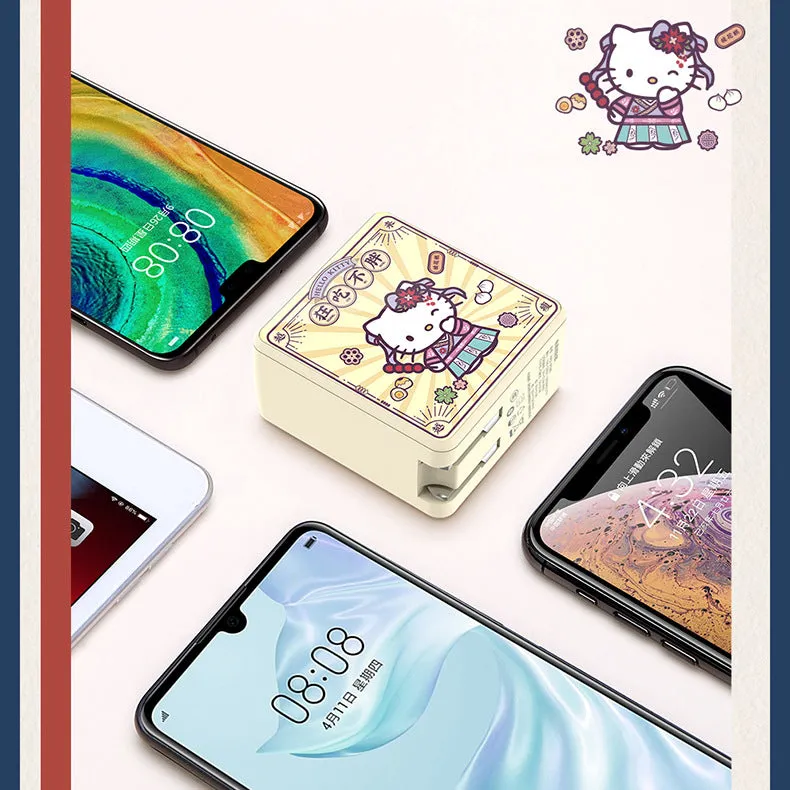 UKA Hello Kitty CNY Cube 30W PD Type-C   USB Dual Output Fast Charger