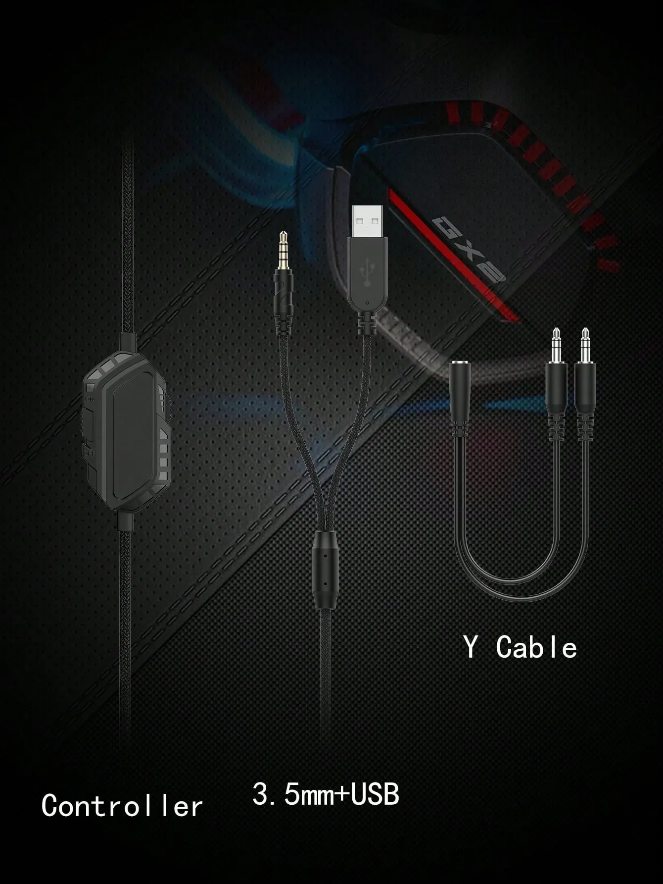 Unique Design Comfortable Headset Led Gaming Headphones