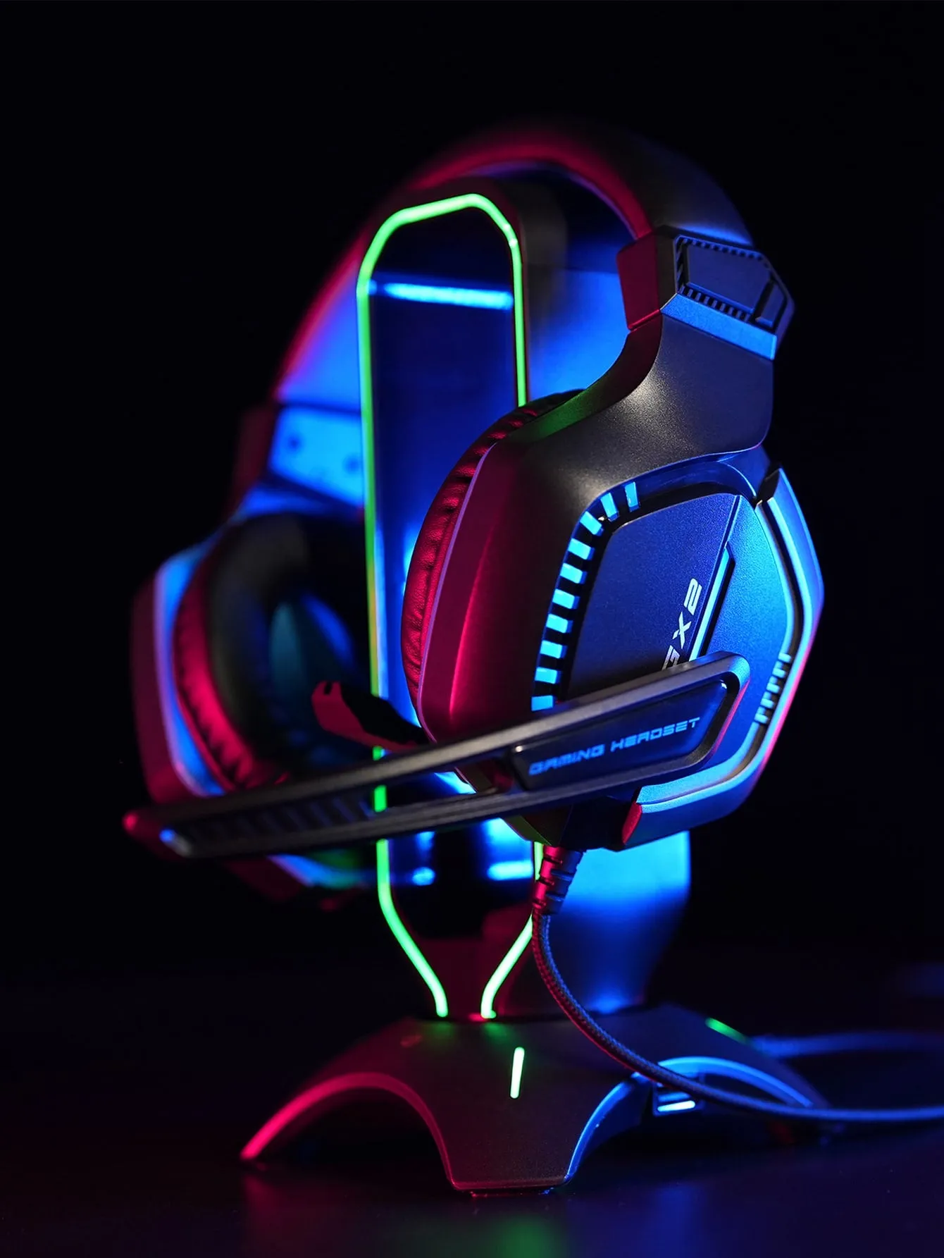 Unique Design Comfortable Headset Led Gaming Headphones