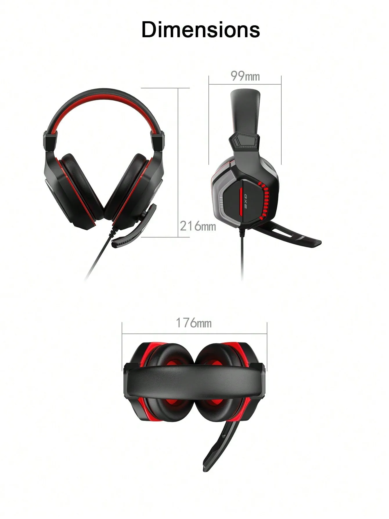 Unique Design Comfortable Headset Led Gaming Headphones