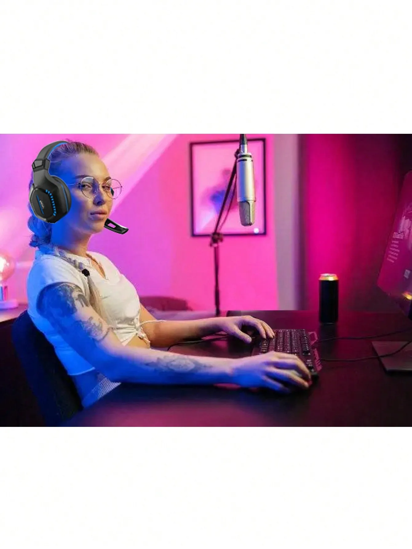 Unique Design Comfortable Headset Led Gaming Headphones