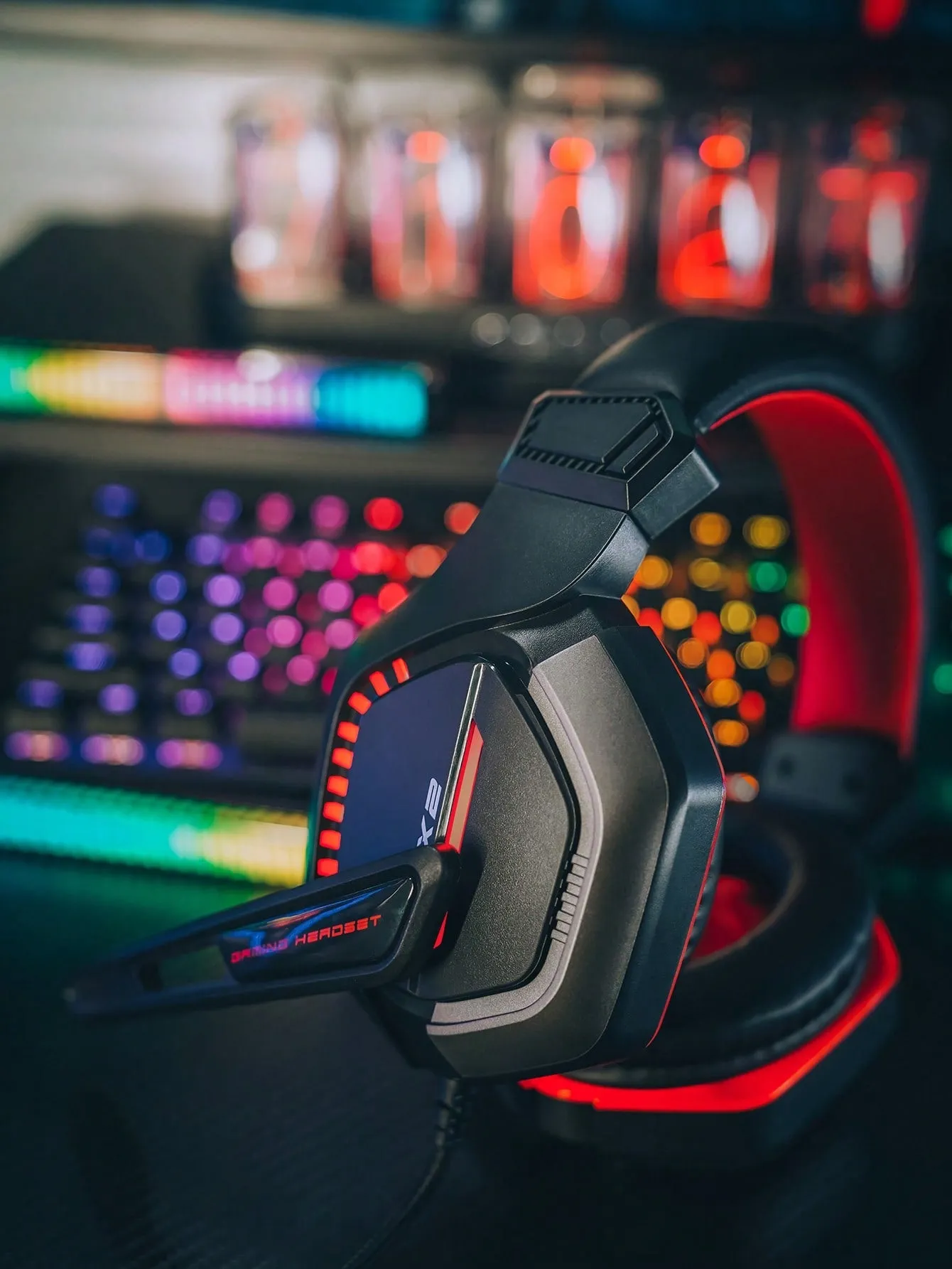 Unique Design Comfortable Headset Led Gaming Headphones