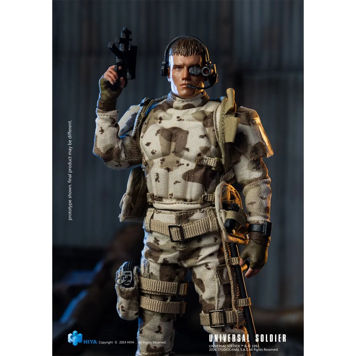 Universal Soldier Andrew Scott Exquisite Super - Previews Exclusive 1:12 Scale Action Figure - Hiya Toys