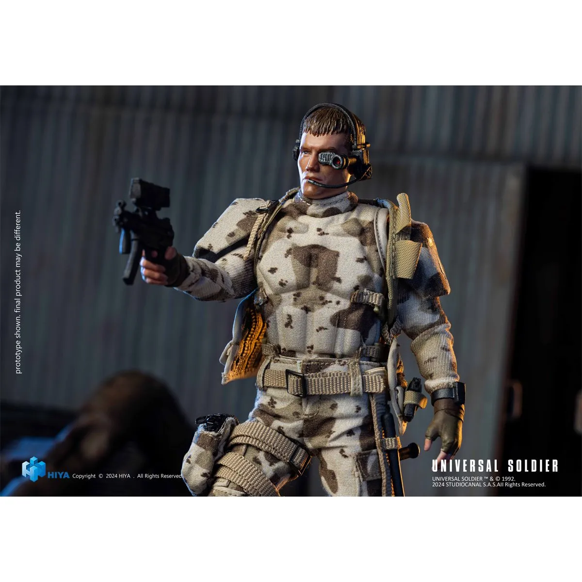 Universal Soldier Andrew Scott Exquisite Super - Previews Exclusive 1:12 Scale Action Figure - Hiya Toys