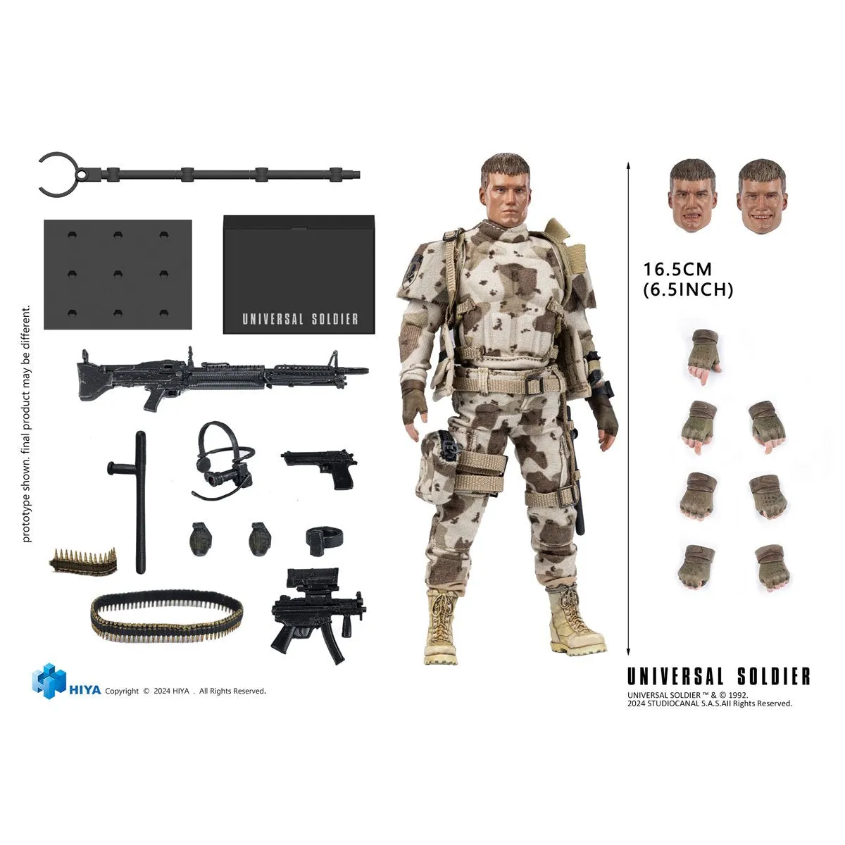Universal Soldier Andrew Scott Exquisite Super - Previews Exclusive 1:12 Scale Action Figure - Hiya Toys