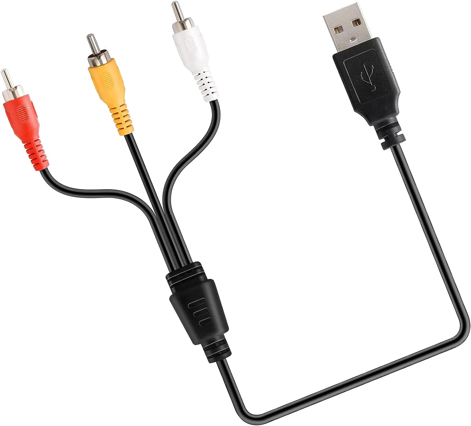 Usb Male To 3 Rca Male Audio Converter Adapter Se-C14
