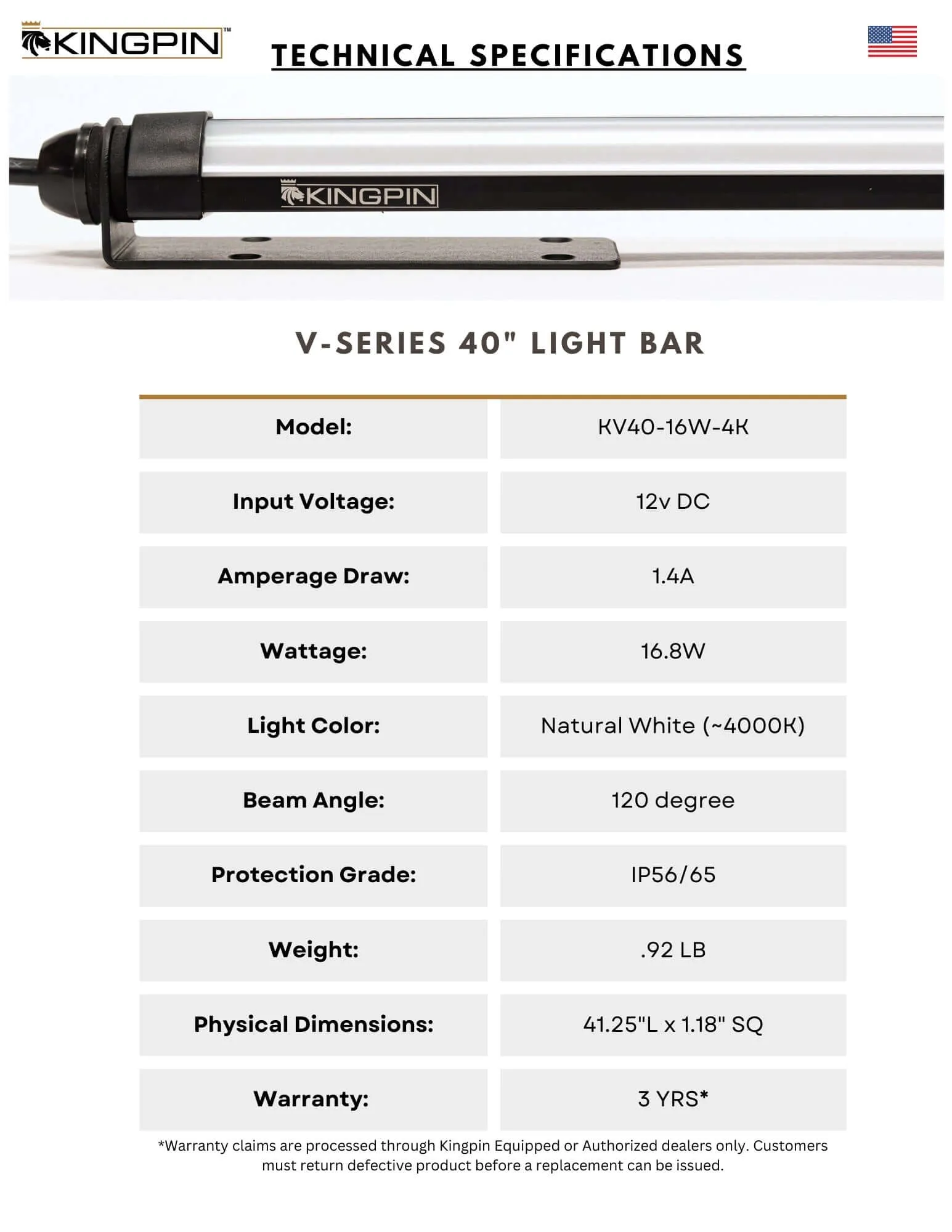 V-Series 40" Light, 2-Pack