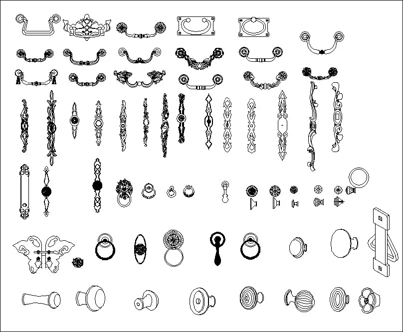 ★【Various of Lighting hardware Autocad Blocks】-All kinds of Lighting Autocad Blocks Collection