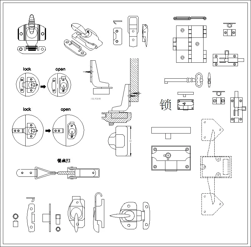 ★【Various of Lighting hardware Autocad Blocks】-All kinds of Lighting Autocad Blocks Collection