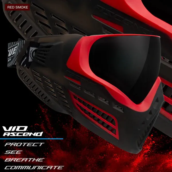 Virtue VIO Ascend Goggle: Red/Smoke