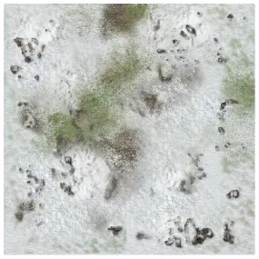 Winter Snowscape Gaming Mat 3x3