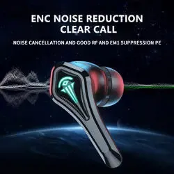 Wireless Binaural Gaming Bluetooth Headset TWS-A10 with Noise Reduction and Multi-Point Connection