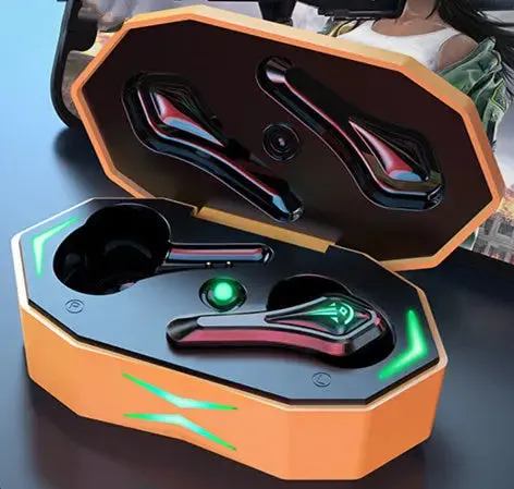Wireless Binaural Gaming Bluetooth Headset TWS-A10 with Noise Reduction and Multi-Point Connection