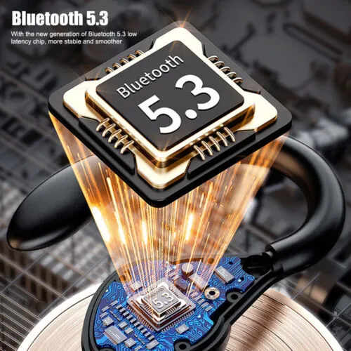 Wireless Bluetooth 5.3 TWS Earbuds with Ear Hooks