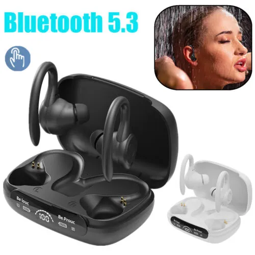 Wireless Bluetooth 5.3 TWS Earbuds with Ear Hooks