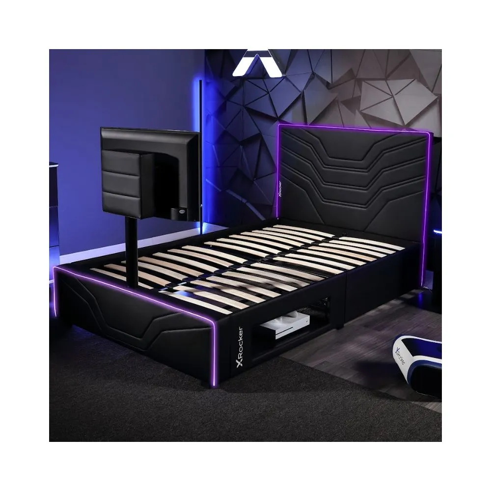 X Rocker Oracle eSports Neo Fibre RGB TV Gaming Bed
