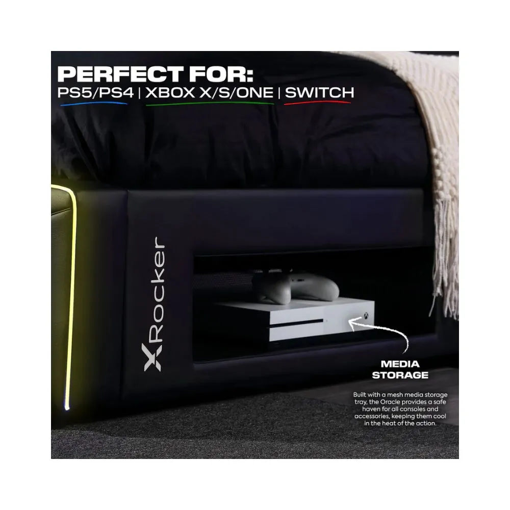 X Rocker Oracle eSports Neo Fibre RGB TV Gaming Bed
