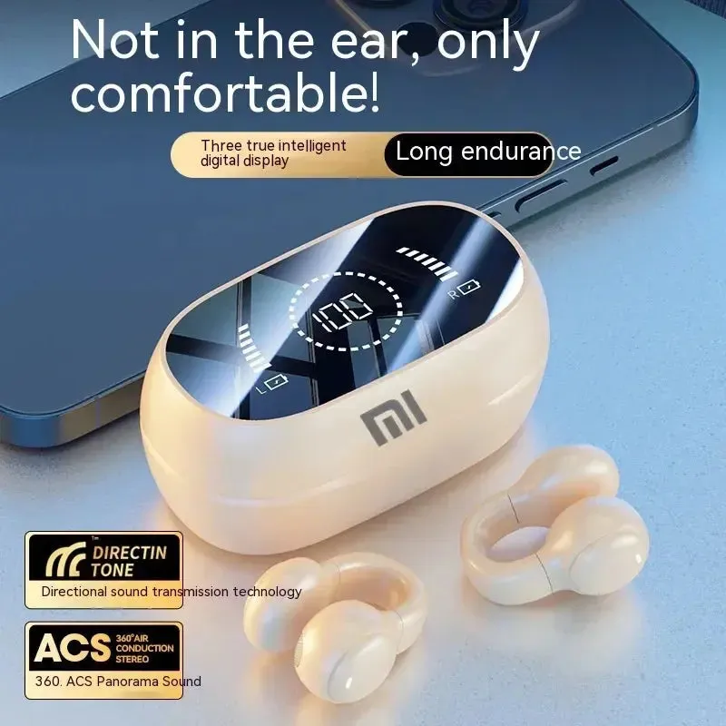 Xiaomi M47 Bluetooth 5.3 Headphones Bone Conduction Earphones Noise Canceling Sport Headset  Hifi Stereo Sound Gaming Headset