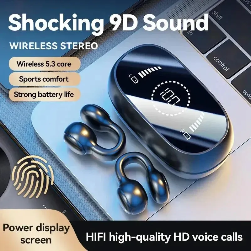 Xiaomi M47 Bluetooth 5.3 Headphones Bone Conduction Earphones Noise Canceling Sport Headset  Hifi Stereo Sound Gaming Headset