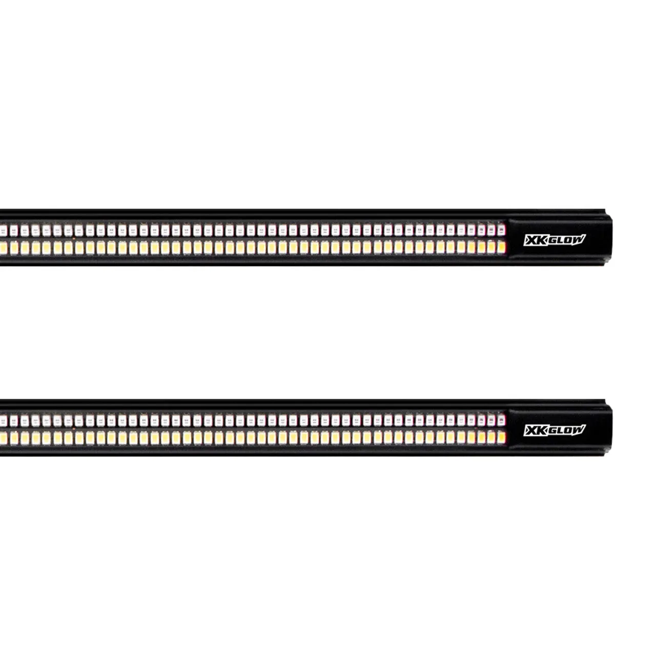 XKGLOW 48/60INCH WHITE AMBER RUNNING BOARD STEP LED LIGHT BAR WITH TURN SIGNAL
