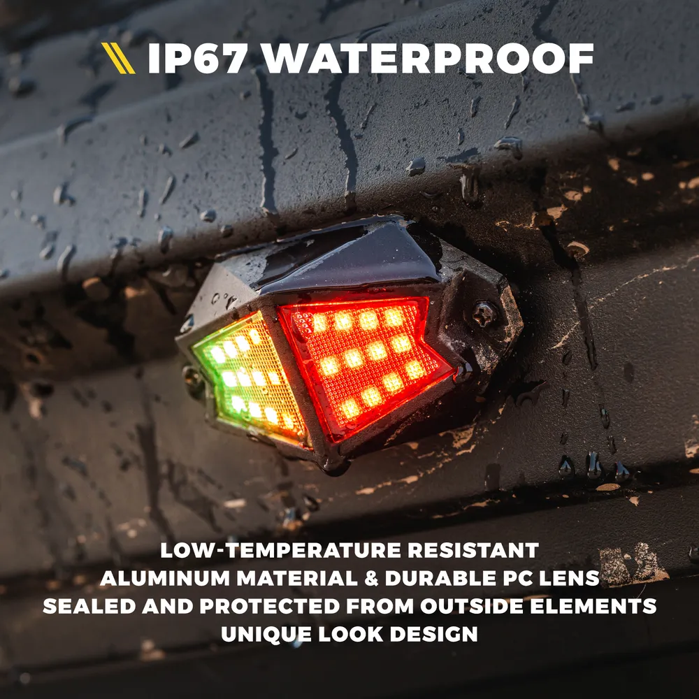 Xprite Multi-Color LED RGB   Pure White Rock Lights